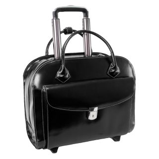 McKlein USA Granville Wheeled Ladies Laptop Case   Black   Briefcases & Attaches