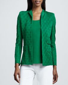 Misook Lilly Textured Jacket, Womens