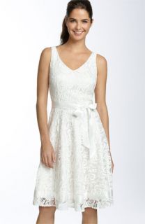 Tahari by Arthur S. Levine Cotton Lace Dress