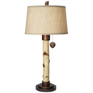 Pacific Coast Lighting PCL Birch Tree 33.5 H Table Lamp with Empire