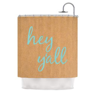 Hey Yall Shower Curtain by KESS InHouse