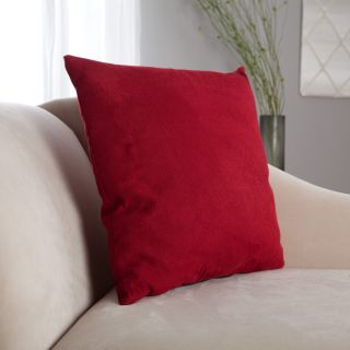 Passion Suede Square Down Throw Pillow