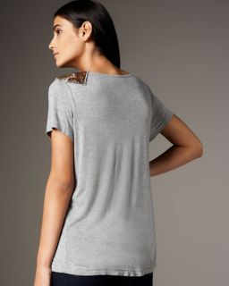 AKA New York Embellished Short Sleeve Tees