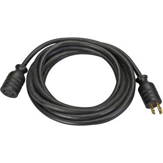Reliance Generator Power Cord — 20 Amps, 125/250 Volts, 20ft., Model# PC2020  Generator Cordsets   Plugs