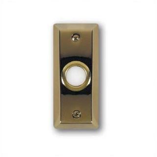 Craftmade Surface Mounted Door Bell Push Button in Polished Brass