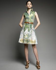 Akris Via Krupp Printed Dress