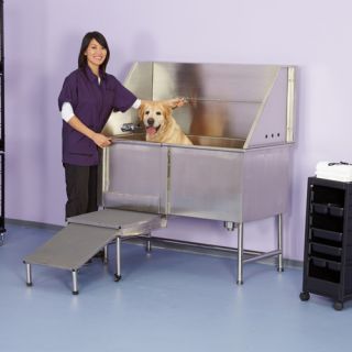 Master Equipment 48 Superior Stainless Plumbed Dog Tub