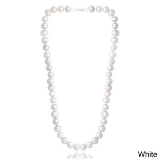 Glitzy Rocks Colored Freshwater Pearl Necklace (8 9 mm)  