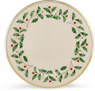 Lenox Holiday Dinner Plate   Set of 2