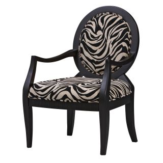 Zebra Print Occasional Arm Chair