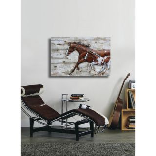 Mare and Foal Mixed Media Painting Print by Benjamin Parker Galleries