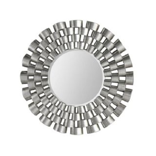 INSPIRE Q Pollock Spinning Nest Silver Finish Accent Wall Mirror