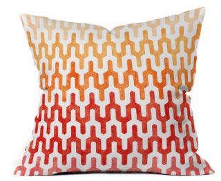 DENY Designs Arcturus Warm 1 Outdoor Throw Pillow   Decorative Pillows
