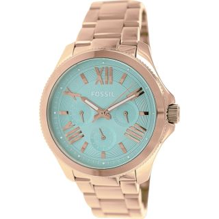 Fossil Womens Cecile AM4540 Rose goldtone stainless steel Analog