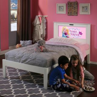 LightHeaded Beds Montgomery Twin Bed with Changeable Back Lit LED