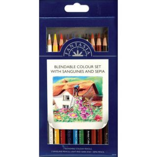 Pro Art Fantasia 10 piece Blendable Color Pencil Set   13391350
