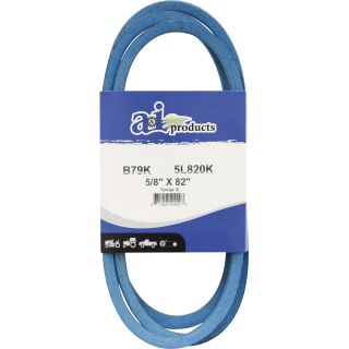 A & I Products Blue Kevlar V-Belt with Kevlar Cord — 82in.L x 5/8in.W, Model# B79K/5L820K  Belts   Pulleys