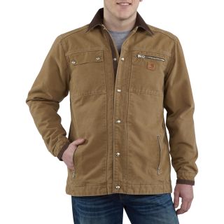 Sandstone Multi-Pocket Quilt-Lined Jacket — Tall Sizes, Model# J285  Jackets