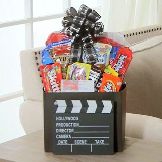 Family Flix Movie Night Gift Box with Red Box Gift Card   Gift Baskets by Occasion