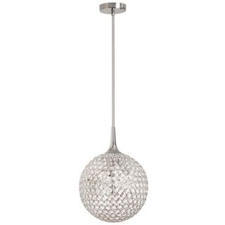 Indoor 4 light Chrome/ Crystal/ Metal Bubble Shade Chandelier