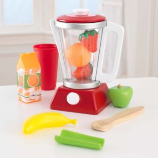 KidKraft Red and White Smoothie Set   Play Kitchen Accessories