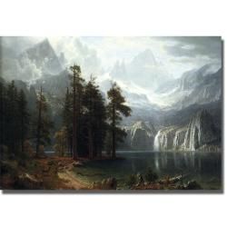 Albert Bierstadt Sierra Nevada in California Canvas Art