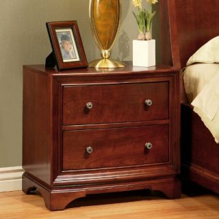 Abbyson Living Rosette 2 Drawer Nightstand   Nightstands