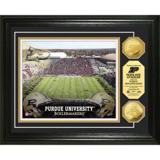 Highland Mint Purdue University Ross Ade Stadium 24k Gold Coin Photo
