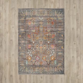 Misael Grey Area Rug by World Menagerie