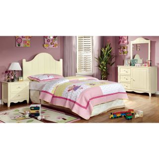 Brooklyn Collection 4 Piece Twin Bedroom Collection   Cream   Kids Bedroom Sets
