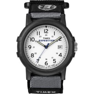 Timex Mens T40011 Expedition Camper All Black Fast Wrap Velcro Strap