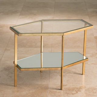 Hexagon End Table by Global Views