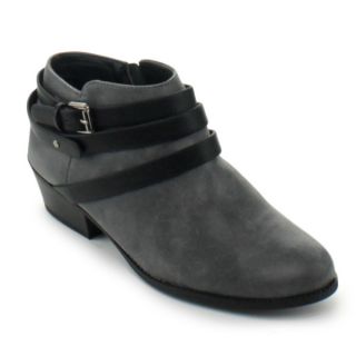 Soda Womens Alum Buckle Strap Ankle Booties   Shopping