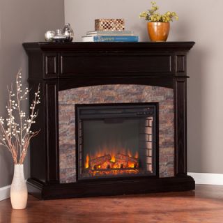 Wildon Home ® Bolton Faux Stone Corner Electric Fireplace
