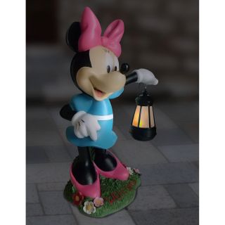Minnie Lantern Statue   LED Lighted   Garden Statues