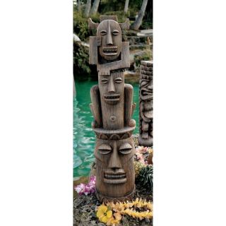 Design Toscano Gods of the Three Pleasures Tiki Gods Statue   Garden Statues
