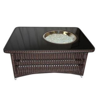 The Outdoor GreatRoom Company Naples Coffee Table with Fire Pit