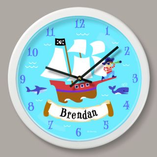 Pirates Personalized 12 Wall Clock
