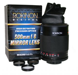Rokinon 800mm Mirror Lens for Sony Alpha Cameras