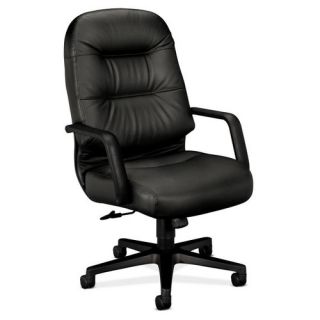 HON Pillow Soft High Back Leather Executive Chair with Arms