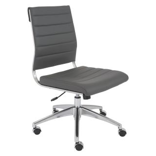 Euro Style Axel Armless Low Back Office Chair   Desk Chairs