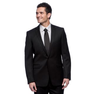 Calvin Klein Extreme Slim Fit Black Wool Suit   Shopping