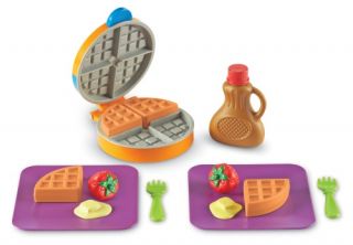 Learning Resources New Sprouts Waffle Time   Play Kitchen Accessories