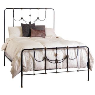 Iron and Brass Queen Scrolled Metal Bed   15006533  