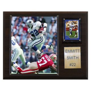 NFL 12 x 15 in. Emmitt Smith Dallas Cowboys Player Plaque   Collectible Wall Art & Photography
