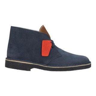 Mens Clarks Desert Herschel Navy Suede   17833176  