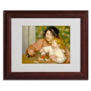Trademark Fine Art Child With Toys 1895 96 by Pierre Auguste Renoir