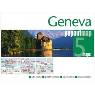 Geneva Switzerland PopOut Map