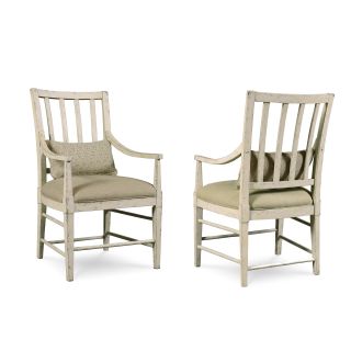 A.R.T. Furniture Echo Park Slat Back Arm Chair   Set of 2   Dining Chairs