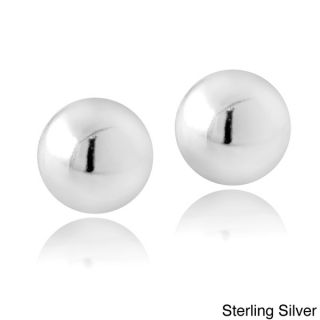 Mondevio Sterling Silver/ Gold Over Sterling Silver 10 mm Ball Bead